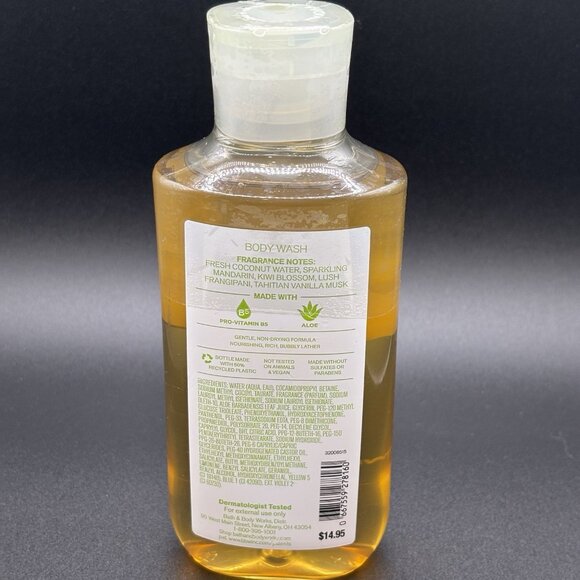Bath & Body Works Tahiti Island Dream Moisturizing Body Wash Shower Gel 10 oz - Picture 9 of 16